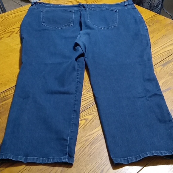 LEE Jeans Women 20 BLUE Denim Preowned CLASSIC FIT STRAIGHT LEG Used Spring - Picture 11 of 12